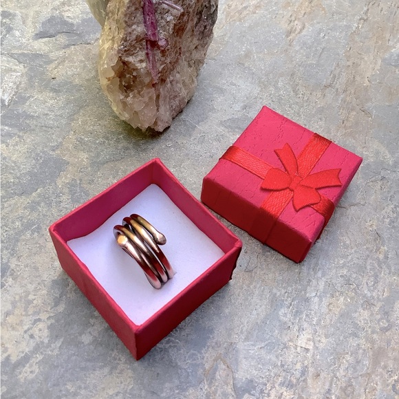 Simple Wrapped Copper Ring - Picture 3 of 5